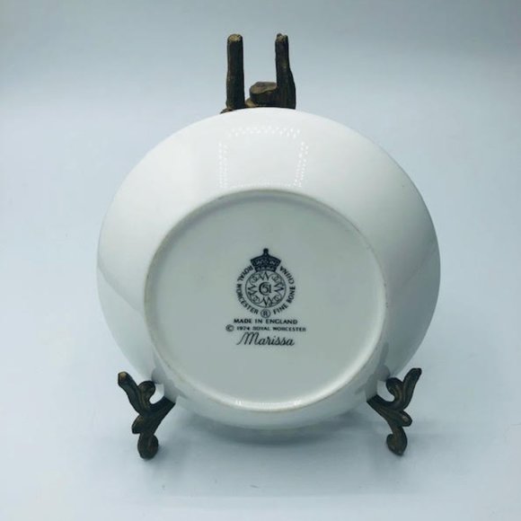 Vintage Royal Worcester fine bone china pin dish - Picture 5 of 6